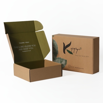kupować Ekologiczne logo na zamówienie Drukowane Biodegradowalne Papier Kraft Opakowanie Skrzynka pocztowa online manufacture
