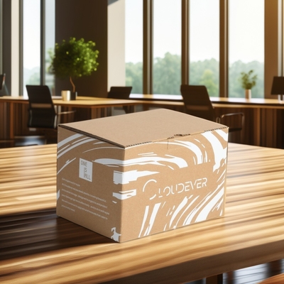 kupować Płytka z tektury falistej, plastikowa podkładka, opakowanie z logo odzieżowe, z recyklingu online manufacture