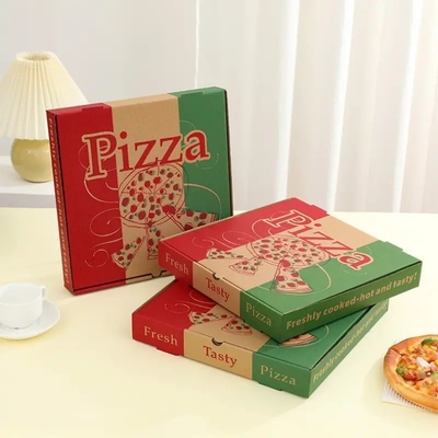 Przygotowane na zamówienie pudełka na pizzę z kartonu, prostokątne pudełka na pizzę, wielkość na zamówienie