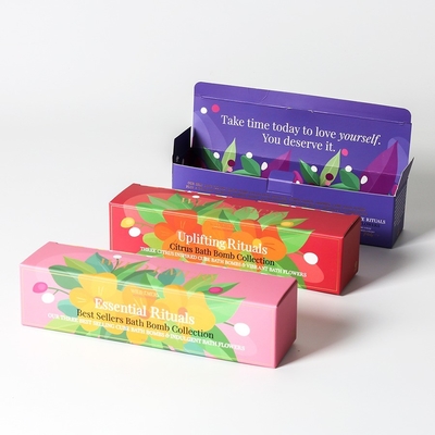 Logo na zamówienie Papier kartonowy z kości słoniowej Puck End Box do wysyłki kolorowe druki